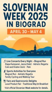 slovenian weekend in Biogra 2020