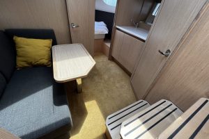 Interior cabin of Bavaria SR36