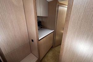 Interior cabin of Bavaria SR36